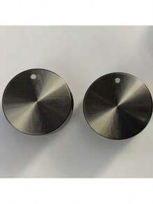 2pcs 6mm Aluminum Alloy Gas Stove Knobs - Durable Metal Kitchen Cooktop Burner Control With Textured Handle, Easy To Operate, Fit Most Grills And Ovens, Stove Top Protector - Multicolor - View 5