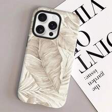 Beige Zebra Print Phone Case - Durable, Anti-Drop, Waterproof, Glossy Finish, Elegant Abstract Tough Case For IPhone - Nhiều màu - Xem 15