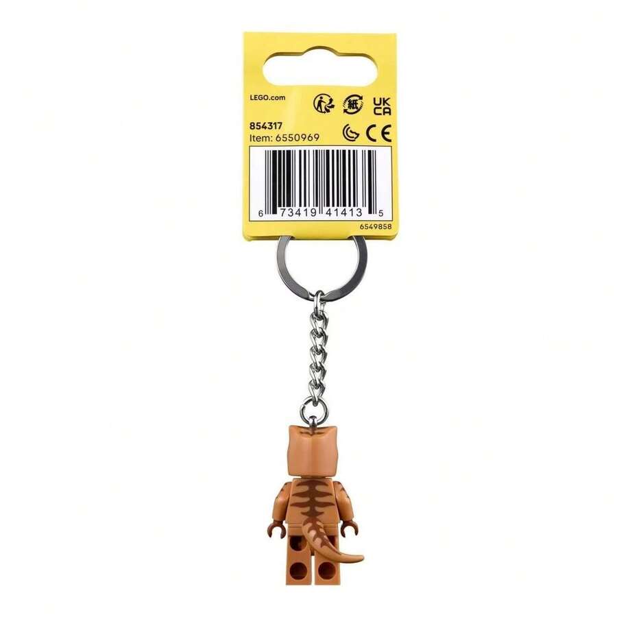 LEGO 854317 Llavero de Minifigura con Disfraz de T-Rex, juguete y regalo para niños, colección de colgantes - 854317 - Ver 1