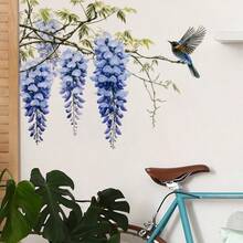 ملصق حائط ذاتي اللصق بزهور الورشة الحديثة - ملصق فينيل PVC واقعي ذاتي اللصق 2D للجدران والأبواب - سهل التقشير واللصق، لديكور المنزل والمكتب والمقهى، قابل للإزالة المؤقتة، مسطح 2D - متعدد الألوان - مشاهدة 11