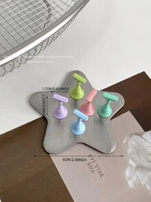 美甲装饰品，跨境热销圆形、方形、多边形金属磁性底座美甲展示架，指甲油架，韩式美甲用品，摄影道具，DIY配件