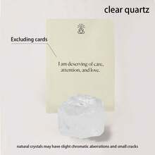 1 buc natural cuarț roz cristal piatra brută notă suport piatră prețioasă creativă pagină Turner papetărie decorativă Crăciun Ziua Recunoștinței cadou