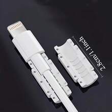 8pcs Heavy Duty Cable Protector Sleeves, Non-Electronic Charger Line Protector, Scratch & Damage Resistant, Compatible With USB - Multicolor - View 3