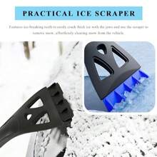 New Rascador de hielo de 31.5 pulgadas y cepillo para polvo de nieve extensible cepillo para polvo giratorio de 360° para coche con agarre de espuma ergonómico herramienta de extracción de hielo - como en la foto - Ver 7