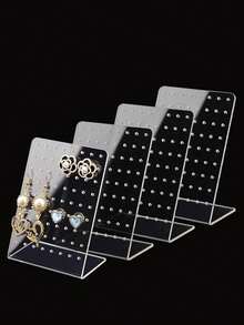 120-fack smyckesorganisatör örhängen örhängen displayställ örhängen hänge hållare halsband display ställ tillbaka till skolan - Multifärgad - Visa 9