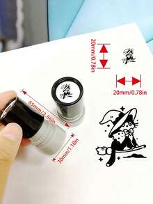 可爱黑猫教师奖励印章 - 萌萌奔跑小猫印泥，适用于课堂鼓励、学生行为奖励和艺术项目 - 耐用橡胶印章，趣味动物设计，猫主题课堂用品，返校季，学习用品