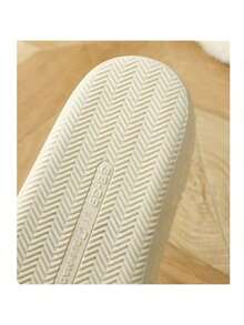 一双卡通狗图案拖鞋 - 白色 - 查看 5