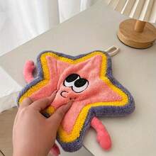 Cute Towel, Modern Style, Polyester, Cartoon Pattern, Hand Wash Only, Kitchen And Bathroom Towel - Màu tím (một gói) - Xem 8