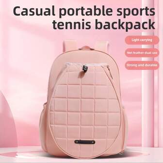 XINGNAN 2025 Ny rosa högkvalitativ tennisryggsäck för kvinnor, stor kapacitet enfärgad lätt herrväska för utomhustennisracket, professionell träningsväska för ungdomar, vit sportbadmintonväska, fitnessväska, multiracketväska