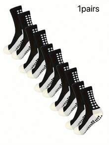 4/5/6 đôi tất thể thao nam hiệu suất cao có độ bám tốt - Vải thấm hút mồ hôi, thoáng khí - Lý tưởng cho bóng đá, bóng rổ và chạy bộ - Nhiều màu - Xem 5