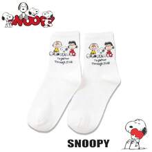 SNOOPY 1/3/5Pairs Socks, Comfortable Soft Sports Socks, Four Seasons Socks, Snoopy Creative Cartoon Pattern Fashionable Versatile Soft And Comfortable Socks - Multicolor - View 15
