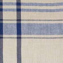 DII 100% algodón, Lavable a máquina, Mantel Individual a Rayas francesas para cenas, Verano y picnics Aire Libre, Nautical Blue Stripes, Tablecloth - 60 x 84, 1(70 cm (Redondo) Gris pardo con azul náutico) - Multicolor - Ver 2