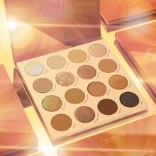 ColourPop Golden Hour Eyeshadow Palette - Sunset Tone Eye Makeup Palette With Duo-Chrome, Metallic, Matte Sparkle &Amp; Glitter Finishes - High-Pigment Eye Makeup With A Long-Wearing Formula (0.67 Oz) - ColorB - 查看 6