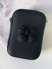 1pc Multi-Functional Data Cable Protector, Creative 3C Digital Accessories Pouch (With Zipper EVA Storage Bag), Bluetooth Earphone Storage Box, Square CCD Camera Bag - Multicolor - View 10