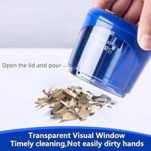 Battery Powered Electric Pencil Ener Small Battery Operated Pencil Eners Portable Fast En Suitable For 6-8mm No.2/Colored Pencils School Classroom Office Home PS-11 - Ps11PencilSharpener - View 4