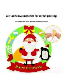 Kinder EVA Nähset - DIY kreatives Anhänger, Puppe, Dekoration, Geschenk, Vliesstoff, Puppe und Spiel, Kinder Kunst und Handwerk, Kinder Handwerksset, Kinder Filzprodukte, Kinder Nähset, Geburtstagsgeschenk, Feiertagsgeschenk, Neujahrgeschenk - Verschiedenfarbig - Übersicht 9