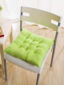 1/4pcs Casual Polyester Chair Cushion, Machine Washable, Durable Knitted Design, Comfortable Support, Suitable For Garden, Dining, Office Chairs, Versatile Use, Size 40x40x5cm, Living Room Chair Pad