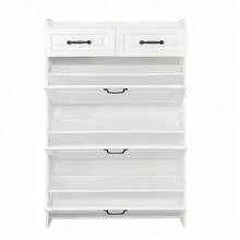 Storage Cabinets - White + Particle Board - View 8