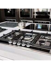 2pcs 6mm Aluminum Alloy Gas Stove Knobs - Durable Metal Kitchen Cooktop Burner Control With Textured Handle, Easy To Operate, Fit Most Grills And Ovens, Stove Top Protector - Multicolor - View 7