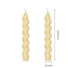 Colorful Spiral Candles, Geometric Branch-Shaped Slender Candle Holders, Atmospheric Decorative Candle Set, Suitable For Minimalist Dining Table - Multicolor - View 27