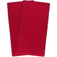 Ritz Royale Collection Check - Juego de Toallas de Cocina 2 Unidades, Paprika, sólido, 2 Piezas, , 1(Paprika sólido, 2 piezas) - Multicolor - Ver 2