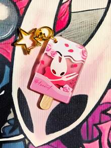 1PC Hollow Knight Acrylic Ice Pop Keychain, Keyring, Pendant, Backpack Decoration - Multicolor - View 10