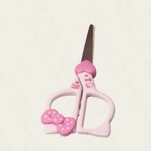 Sanrio 1件三丽鸥Hello Kitty手工剪刀 可爱猫咪艺术剪刀 儿童文具 学校办公用品 女孩礼物（随机产品包装）