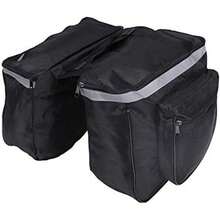 Bolsa de alforjas, bolsa de bicicleta de asiento trasero de bicicleta impermeable Bolsa de bicicleta alforjas Bolsa de bicicleta de montaña de carretera doble multifunción Pannier Bolsa(default) - Multicolor - Ver 5