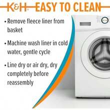 K&H PET PRODUCTS Cesta de Viaje para Bicicleta, para Mascotas, Color Gris, Grande, 12.5 x 16 x 13 Pulgadas(Cesta de montaje frontal grande) - Multicolor - Ver 8