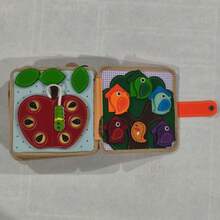 1本蒙特梭利忙碌书，儿童忙碌板，毛毡安静书，学前学习活动，益智感官玩具，适合飞机和汽车旅行，生日、圣诞节、新年礼物，儿童礼物 - 毛氈書包 - 查看 7