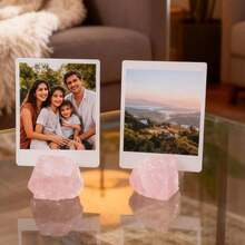 1 buc natural cuarț roz cristal piatra brută notă suport piatră prețioasă creativă pagină Turner papetărie decorativă Crăciun Ziua Recunoștinței cadou