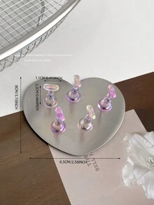 美甲装饰品，跨境热销圆形、方形、多边形金属磁性底座美甲展示架，指甲油架，韩式美甲用品，摄影道具，DIY配件