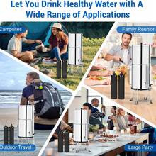 NSF/ANSI 42 Certified Black Purification Elements, For BB9-2® Water Filters Replacement, Compatible With Berkey Gravity Filtration System, Replacement For Berkey Black Filter, Pack Of 2 - màu đen - Xem 8