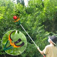 Extendable Fruit Picker Tool, Telescopic High Reach Fruit Picker, Fruit Picking Tongs With Extendable Pole, Compatible With Apples, Oranges, Lemons, Mangoes, Persimmons, Pomegranates, Home Orchard Fruit Picker, Metal Fruit Picker, Gentle Picking Claw, Portable Long Handle Fruit Picker - Multicolor - View 5
