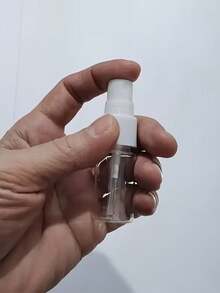 Botol Semprot Mini Isi Ulang 15ml/0.34oz, Bahan Plastik PET, Desain Transparan, Wadah Cairan Portabel yang Praktis, Cocok untuk Kosmetik, Minyak Esensial, Tinta, dan Lainnya - Clear - View 5