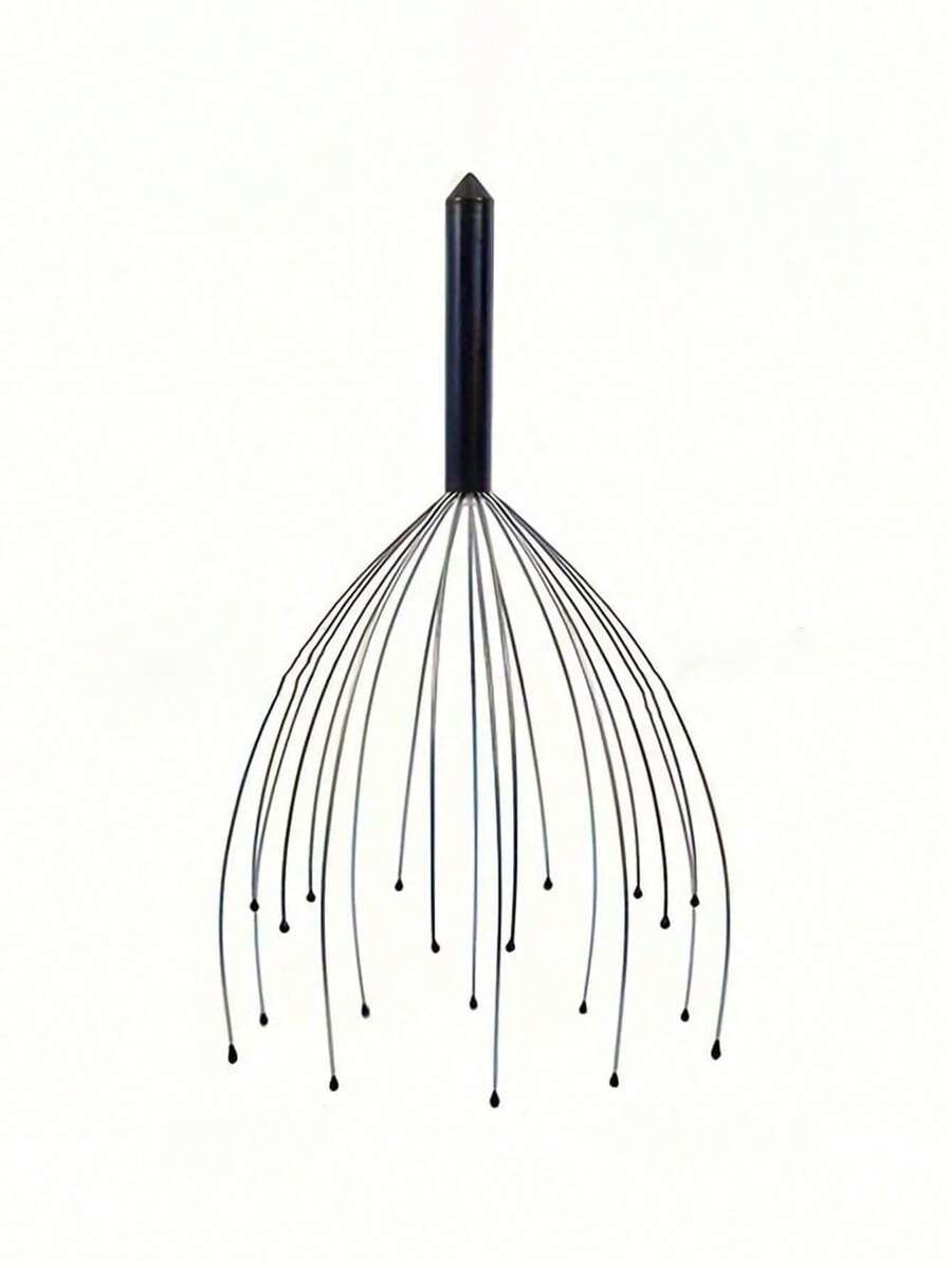 1/2个头部按摩器，头部抓挠头皮按摩器，头皮按摩放松抓挠器，头部按摩促进头发生长并缓解身体压力，护发，美容美发工具，头发护理