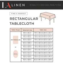 LA Linen - Mantel Redondo, 228,6 cm, Casual, Verde Oliva, 1(Gris oscuro) - Multicolor - Ver 4