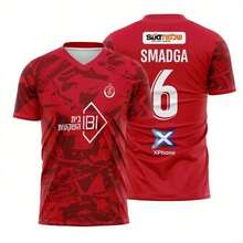 Camiseta deportiva de manga corta de secado rápido para hombre y mujer, Hapoel Tel Aviv Football Club, verano 2026 - 3DDUANX01606 - Ver 7