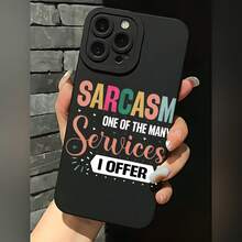 2026 nueva funda de teléfono esmerilada, funda de teléfono sarcasmo, uno de los muchos servicios que ofrezco, diseño impreso para iPhone 17 15 14 13 12 11 Pro Max Se  Galaxy S23 S22 S21 S20 serie A, protector de teléfono, funda de pareja, regalo para él y ella, regalo de San Valentín, regalo de cumpleaños - Blanco antiguo - Ver 3