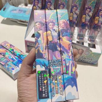 1pc The Internet-Famous Girl Group Blind Box Pen Is A New Retractable Gel Pen, Perfect As A Birthday Gift For Friends, Family, Or Fans.