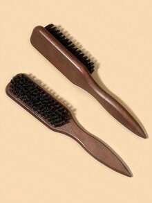 1支男女通用发梳/胡须刷 - 无香型，适合浓密/稀疏发质，浅色，清洁梳，纤细光滑的背部工具，轻薄时尚，旅行度假必备，美发配件，梳子，发刷，边缘梳，梳子，梳子，去油刷