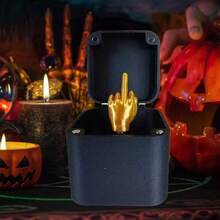 Surprise Gift Box, With Box For Adults, Novelty Prank Hand Statue Christmas Novelty Funny Gift, Add Atmosphere To Your Mother, Father, Wife, Girlfriend, Boyfriend, Husband Or Friend's Birthday, Party Or Casual Gathering With This Charming Quirky Box. Gift Box, Gem, Engagement Ring Box, Print Hand, Double Prank, Surprise, Joy, Prank, Funny Gift, Well - True Color - View 5