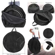 Bolsa de rueda de bicicleta Ciclismo Rueda de nylon suave Bolsa de transporte Portabicicletas Bolsa de rueda Negro para bicicleta de montaa Bicicleta de carretera()(for 27.5in Wheel) - Multicolor - Ver 1