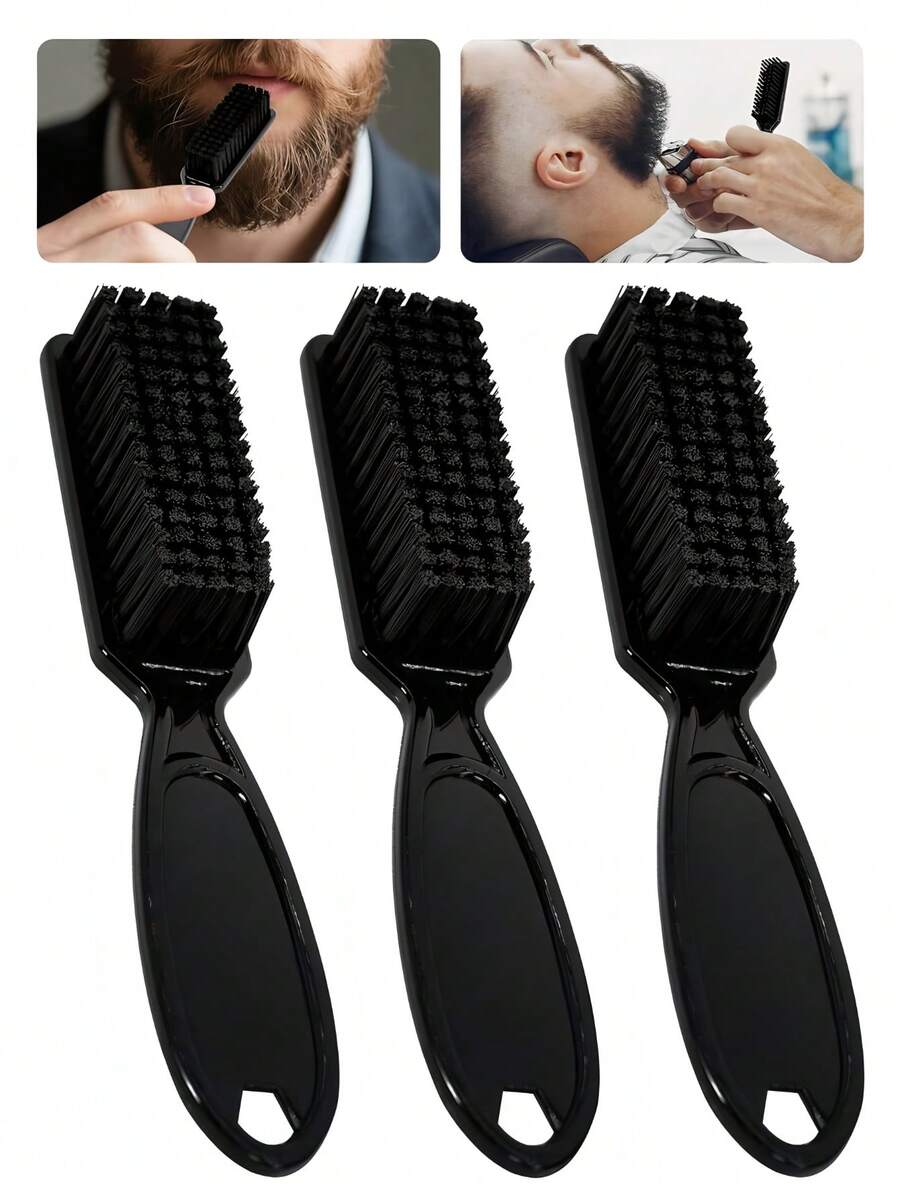 1/2/3 lược mini, thích hợp cho tóc dầu, tóc xoăn, tạo kiểu râu và sấy khô; 1 bàn chải vệ sinh máy cắt tóc, bàn chải móng tay, dùng để làm sạch máy cắt tóc; Bàn chải vệ sinh lưỡi máy cắt tóc mini - Nhiều màu - Xem 1