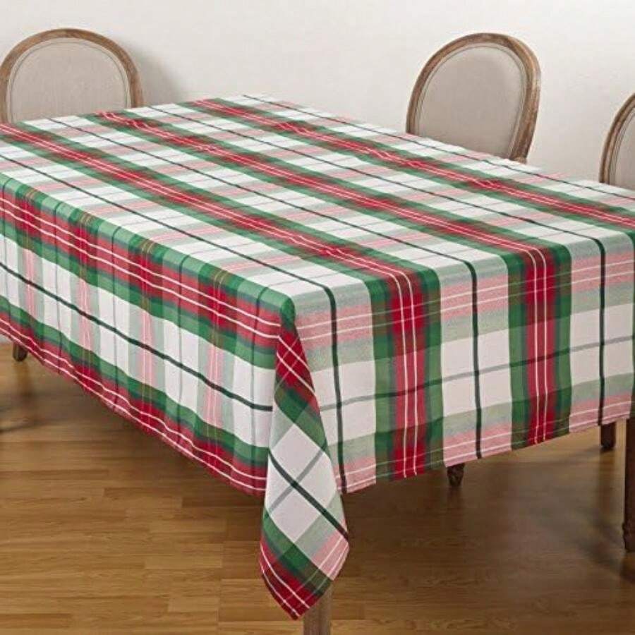 SARO LIFESTYLE - Mantel de otoño y otoño (177,8 x 355,6 cm), Multicolor(264.2 x 177.8 cm (Rectangular)) - Multicolor - Ver 1
