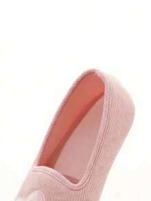 Cute Star Decor Slippers, TPR Sole, Lightweight Flat House Shoes, Soft Non-Slip Bedroom Slippers - Pink - View 5