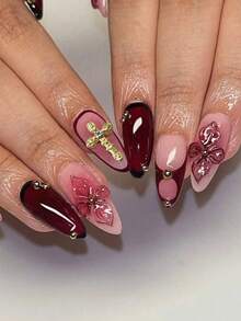 30 piezas/paquete Decoraciones de uñas de cruz dorada de arte de uñas, encantos de cruz de metal para arte de uñas para suministros de diseños DIY, pegatinas decorativas, dijes de uñas, gemas de uñas, suministros de uñas