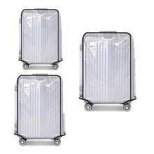 1pc Transparent Thick Luggage Cover, Wear-Resistant Protective Cover, Transparent Dust Cover, Waterproof Luggage Cover, Travel Essential, Travel Accessories, Vacation, Summer Holiday, Back To School, Backpack, School Supplies, Study Supplies - Clear - View 10