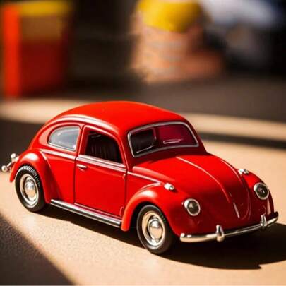 1:38 Escala Modelo de Coche de Aleación Vintage, Coche Retro Clásico, Coche de Aleación, Coleccionable, Puertas Abatibles, Interior Visible, Adecuado como Regalo de Cumpleaños, Regalo del Día del Niño, Regalo del Día del Padre, Regalo de Fiesta