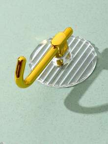 4pcs Acrylic Adhesive Hooks, No Drilling, Strong Sticky Hooks For Entryway, Bathroom, Towel, Clothes